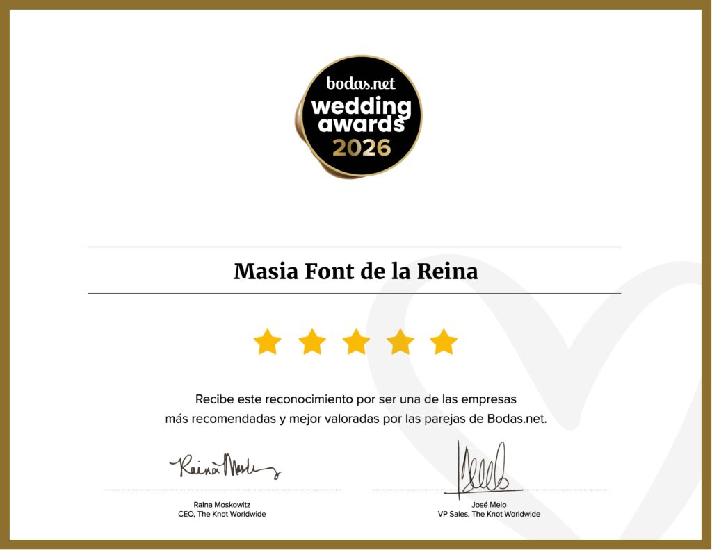 Wedding Awards 2026 de Bodas.net para Blue Moon Catering & Events