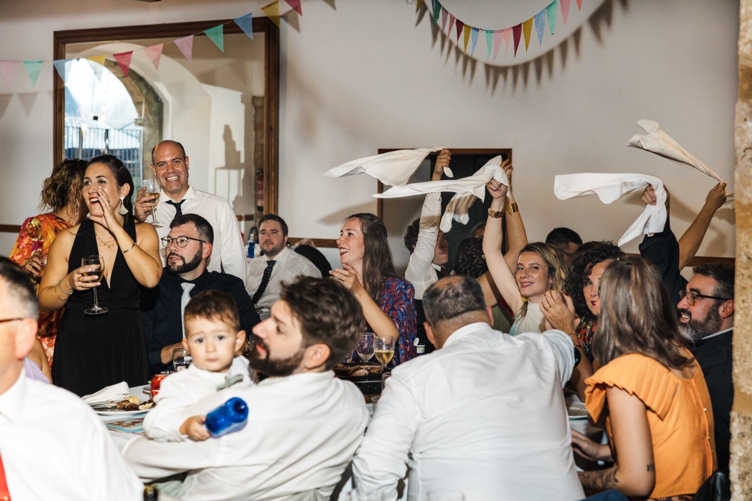 Brindis y alegría